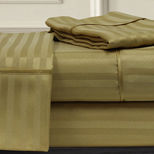 antique dobby stripe sheet set